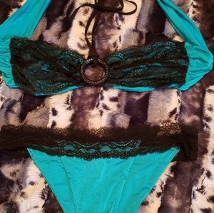 WINTER SALE Beach Bunny Bikini Teal